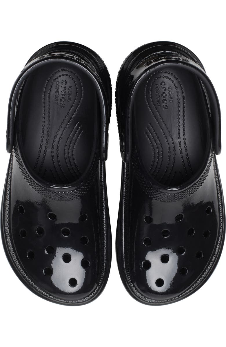 CROCS Stomp High Shine Platform Slingback Clog, Alternate, color,