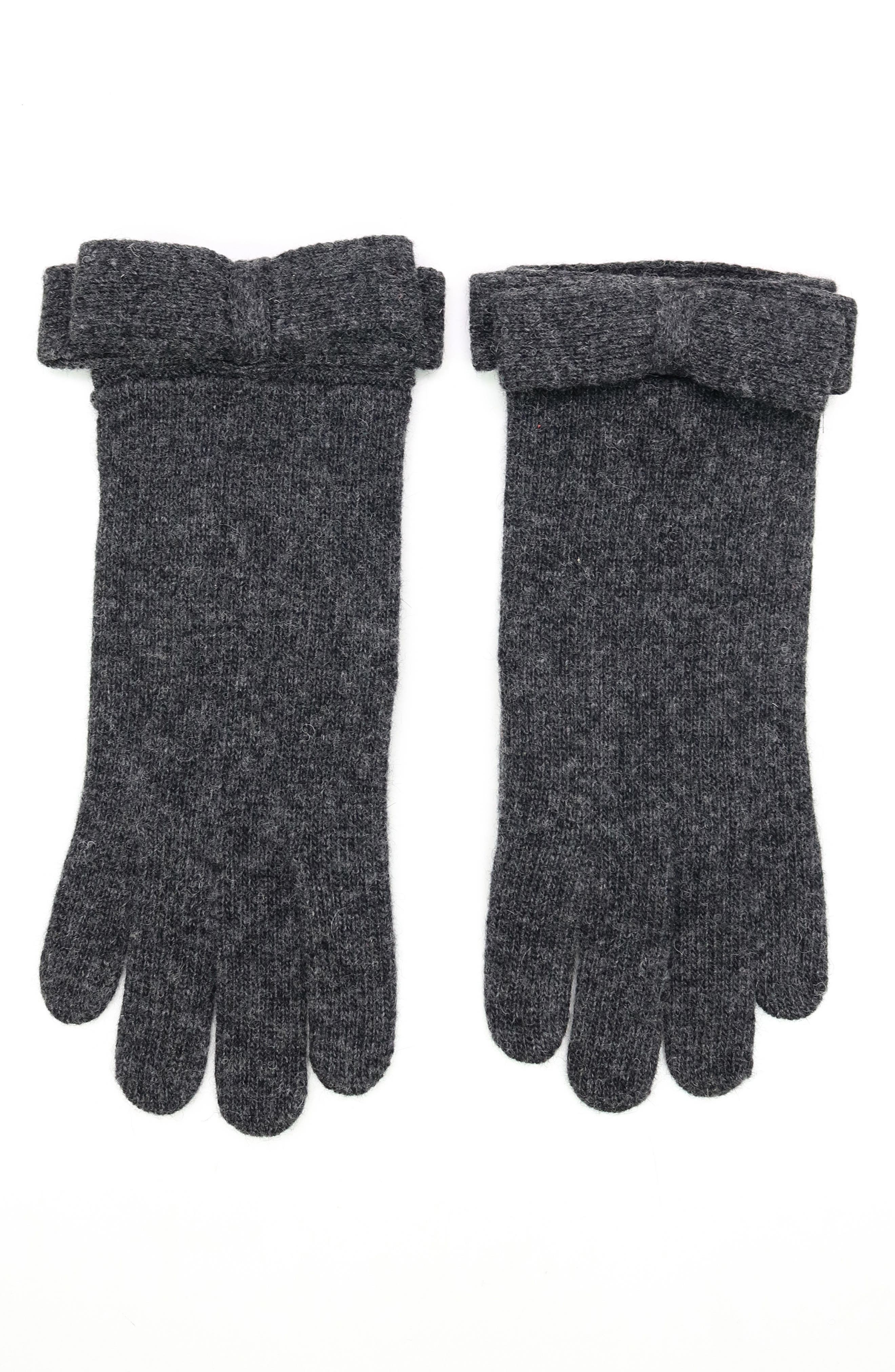 Tech Gloves with Bow on Cuff