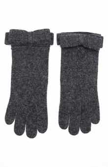 Tech Gloves with Bow on Cuff