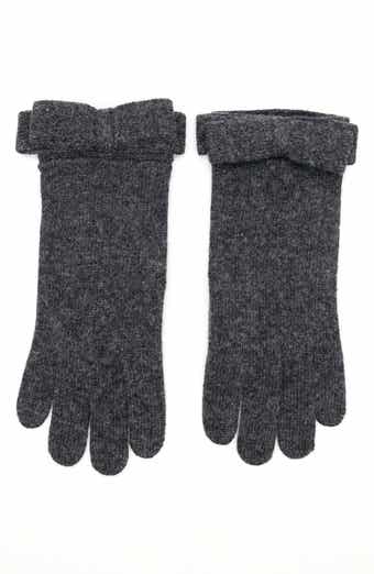 Tech Gloves with Bow on Cuff