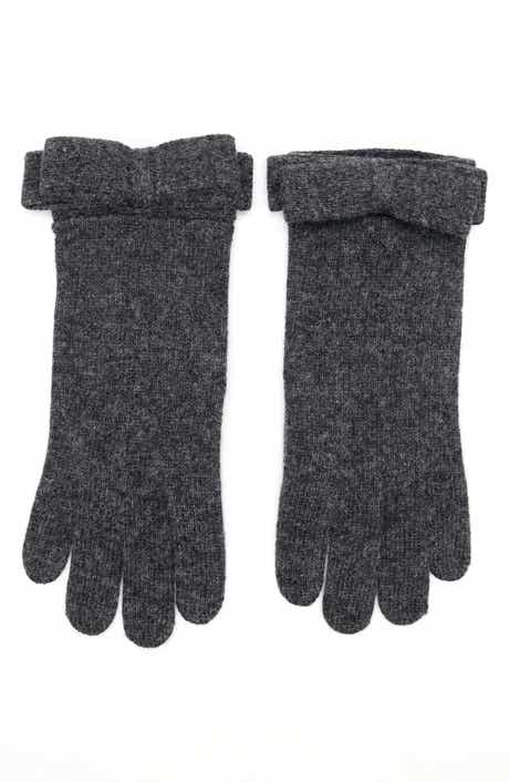 Tech Gloves with Bow on Cuff