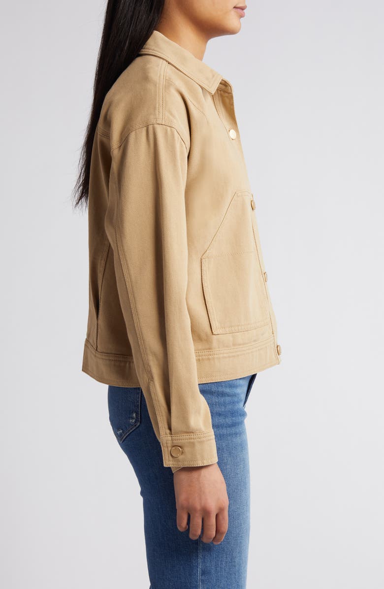 Wit & Wisdom Cotton Twill Utility Jacket, Alternate, color,