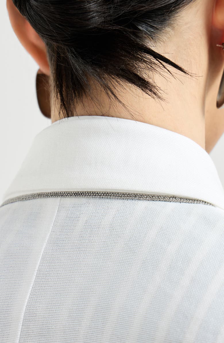 Brunello Cucinelli Cotton blazer, Alternate, color, White