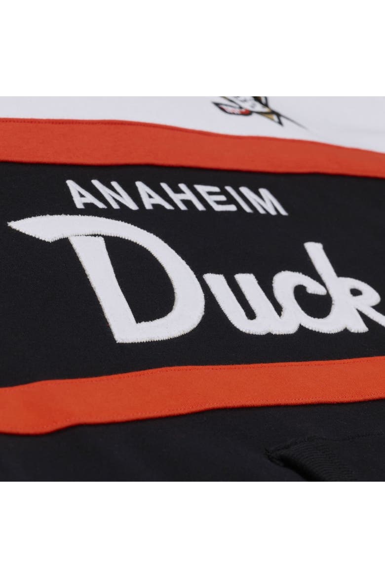 Men's Mitchell & Ness Black Anaheim Ducks Head Coach Hoodie, Alternate, color, Black