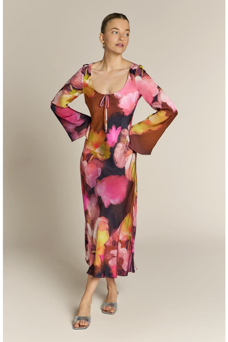 Ashton Long Sleeve Dress, Main, color, Floral Print