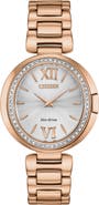 Citizen Capella Collection Eco-Drive Diamond Bezel Bracelet Watch, 34mm