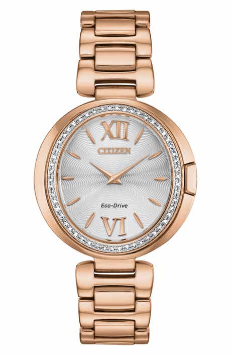 Citizen Capella Collection Eco-Drive Diamond Bezel Bracelet Watch, 34mm