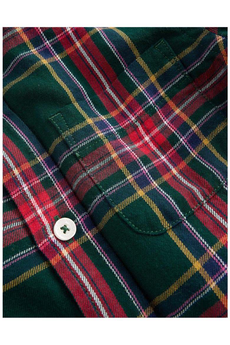 Kids' Cosy Check Cotton Shirt, Alternate, color, NAVY CHECK
