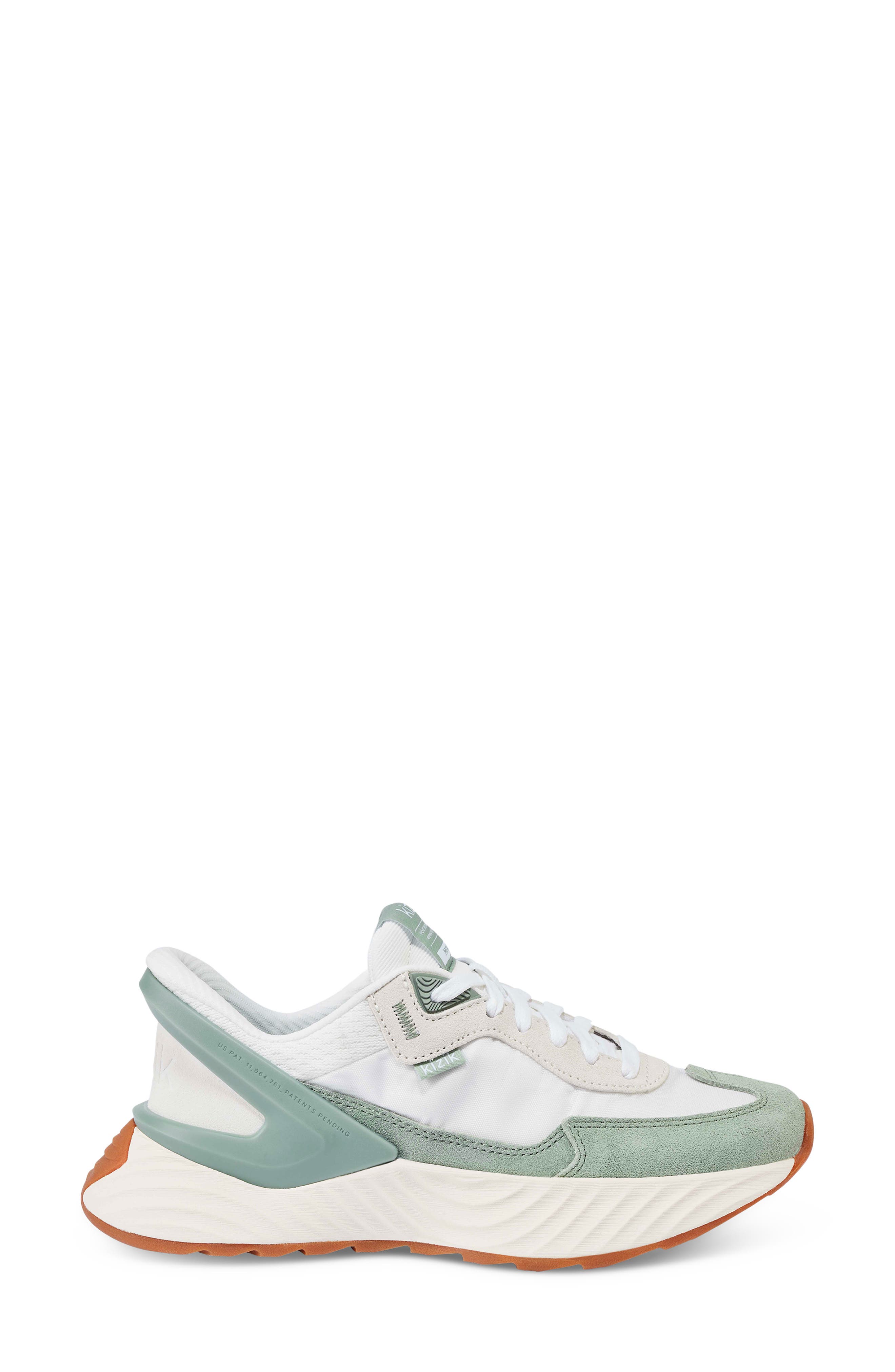 Monaco Hands-Free Sneaker, Alternate, color, WHITE/ICEBERG GREEN