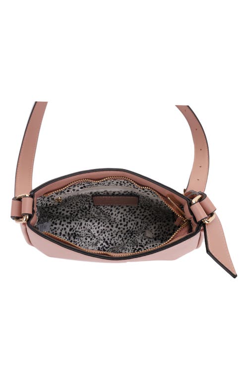 Mali + Lili Alana Recycled Vegan Leather Convertible Crossbody Bag In Mauve