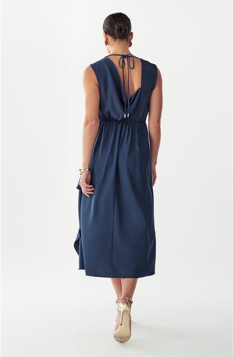 WILLA Giselle Midi Dress, Alternate, color, Petrol Blue