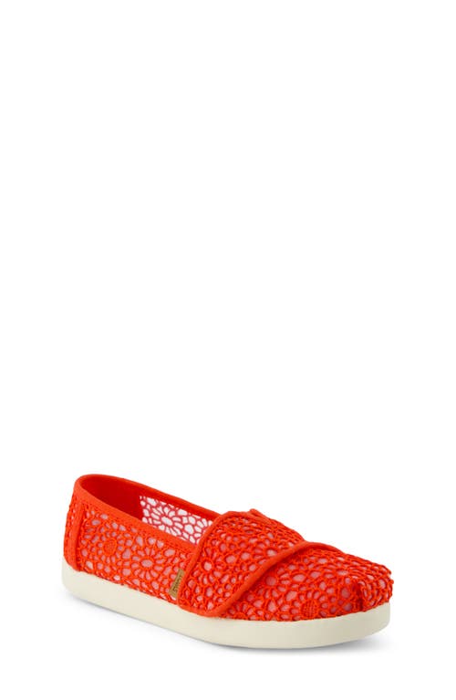 Toms Alpargata Slip-on In Bright Red