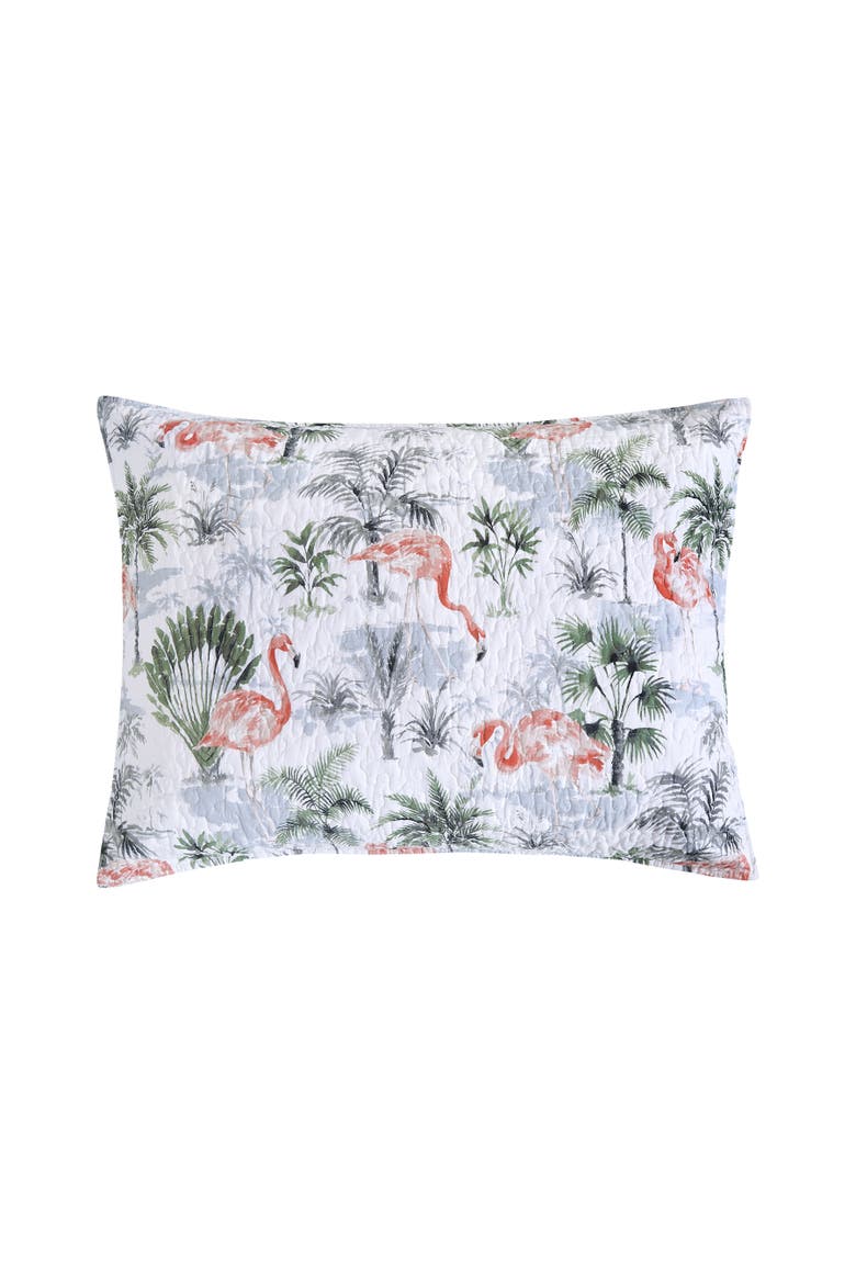 Flamingo Breeze Bedding Quilt Collection Sets, Alternate, color, Pink