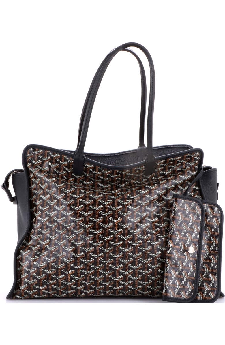 Pre-Owned Goyard Hardy Pet Carrier Coated Canvas PM, Alternate, color, Black