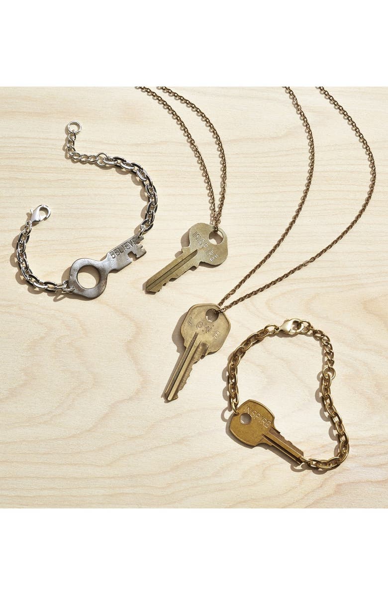 The Giving Keys 27-Inch Chain Key Pendant Necklace, Alternate, color, 