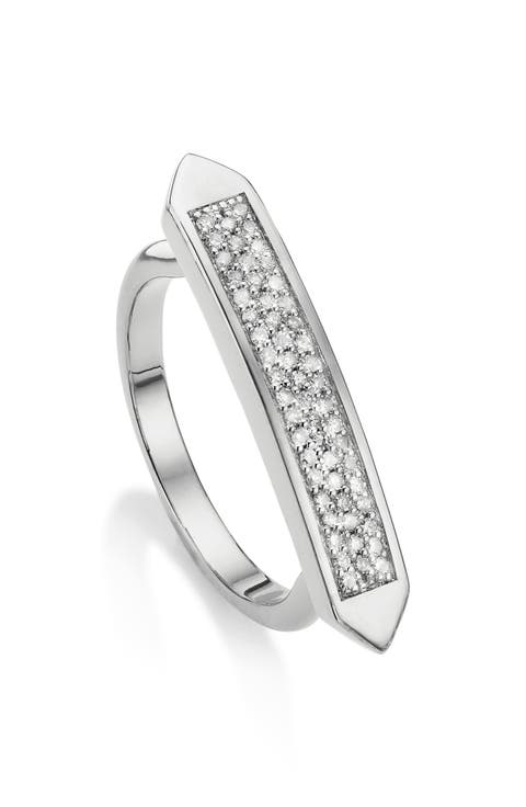 Baja Skinny Diamond Stacking Ring