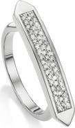 Monica Vinader Baja Skinny Diamond Stacking Ring