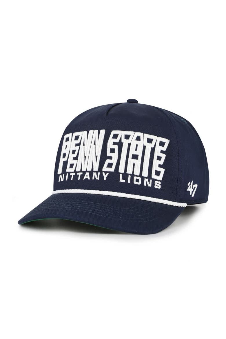 Youth '47 Navy Penn State Nittany Lions Byline Hitch Adjustable Hat, Alternate, color, Navy