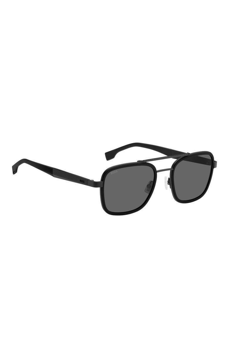 1486/S 54mm Square Sunglasses, Alternate, color, MATTE BLACK