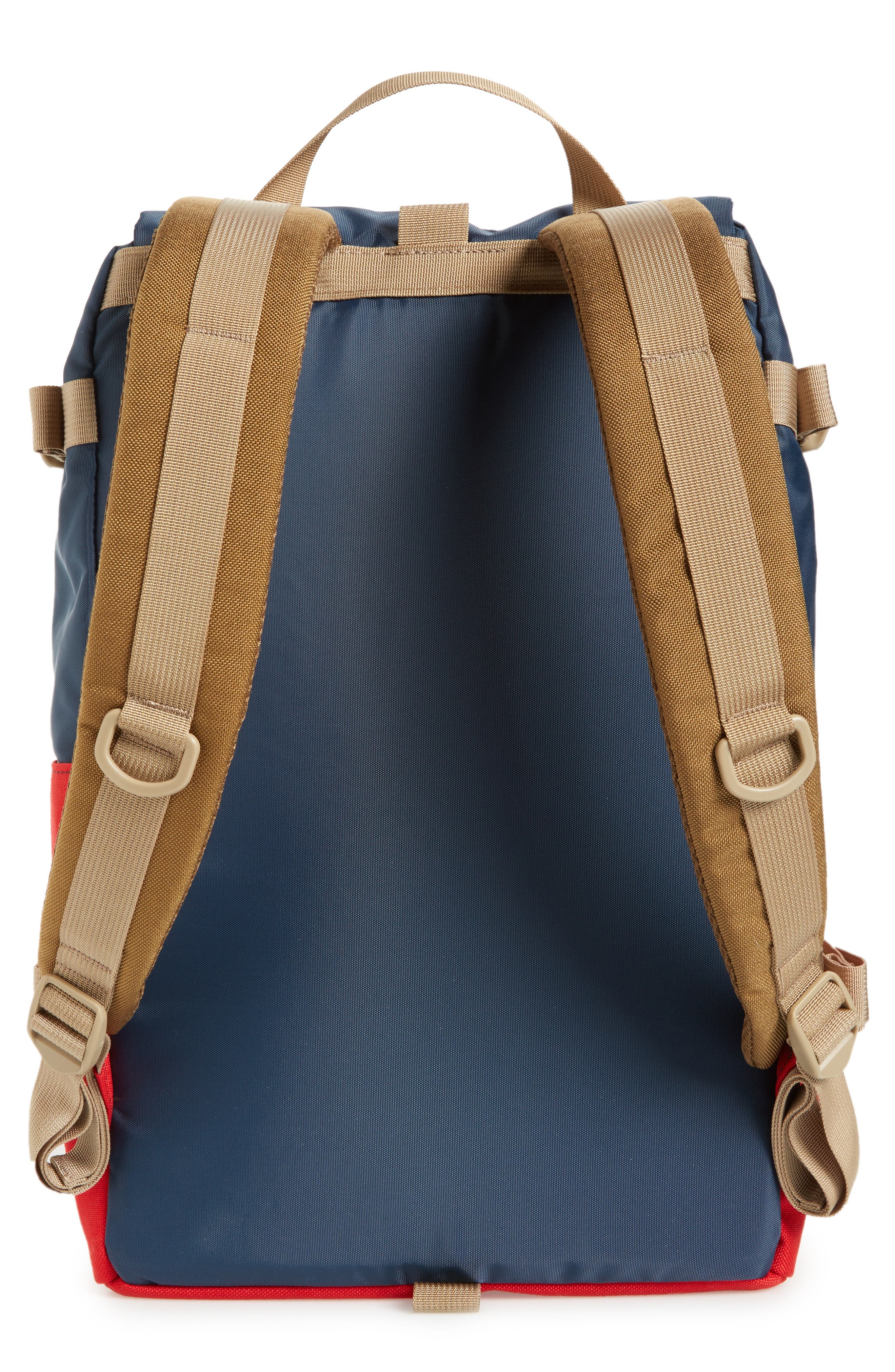 'Rover' Backpack, Alternate, color, NAVY/ RED