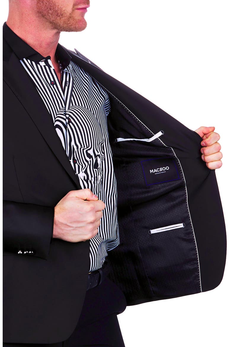 Socrates Skull Black Blazer, Alternate, color, BLACK