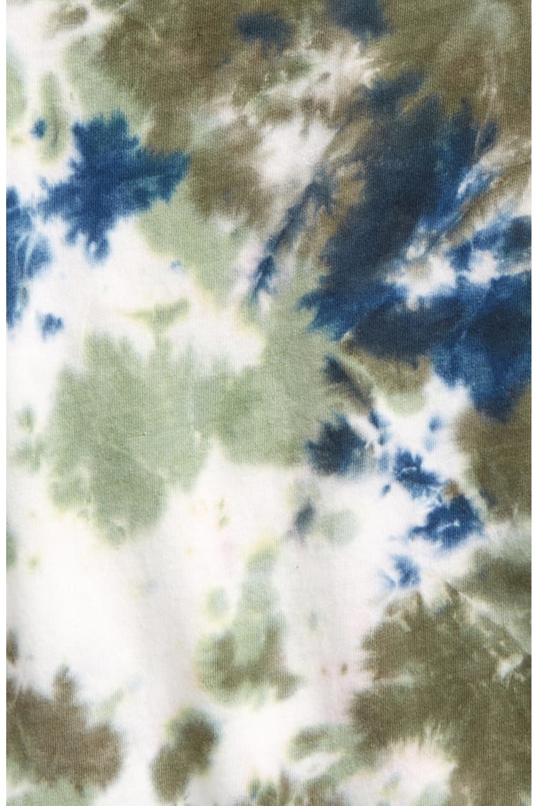 Kids' Relaxed Tie Dye T-Shirt, Alternate, color, GREEN HEDGE TIE DYE