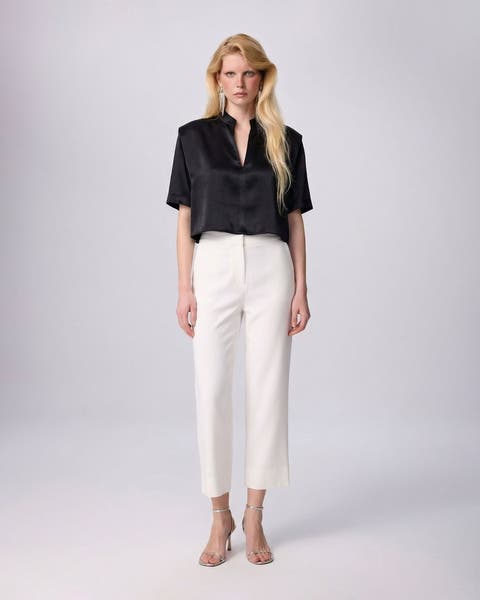 Phaenna Shoulder Pleat Tee