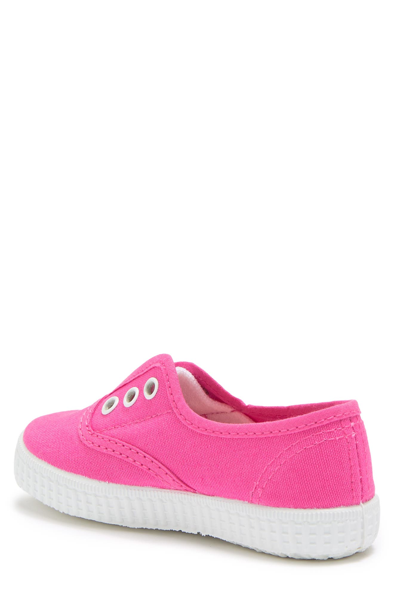 Canvas Sneaker, Alternate, color, FUCHSIA