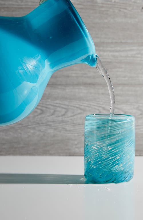 Verve Culture Handblown Glass Pitcher