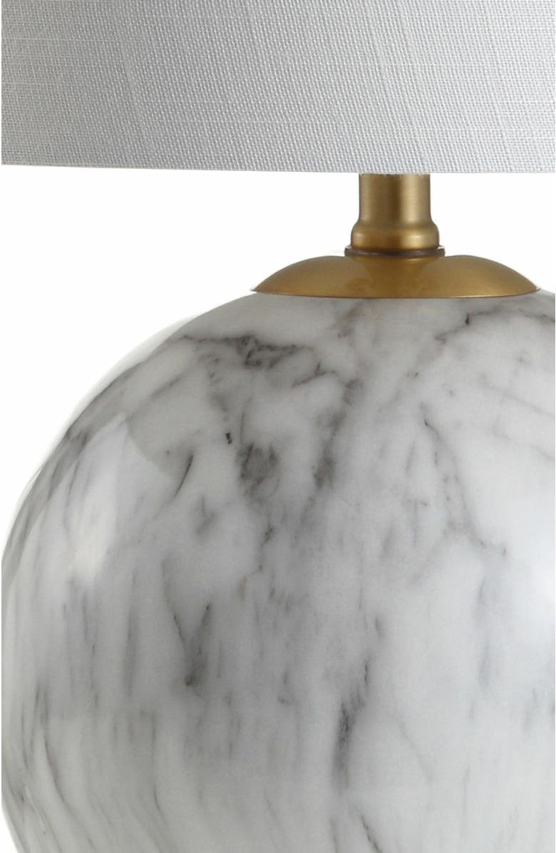 JONATHAN Y Luna Faux Marble Resin LED Table Lamp, Alternate, color, Faux Marble