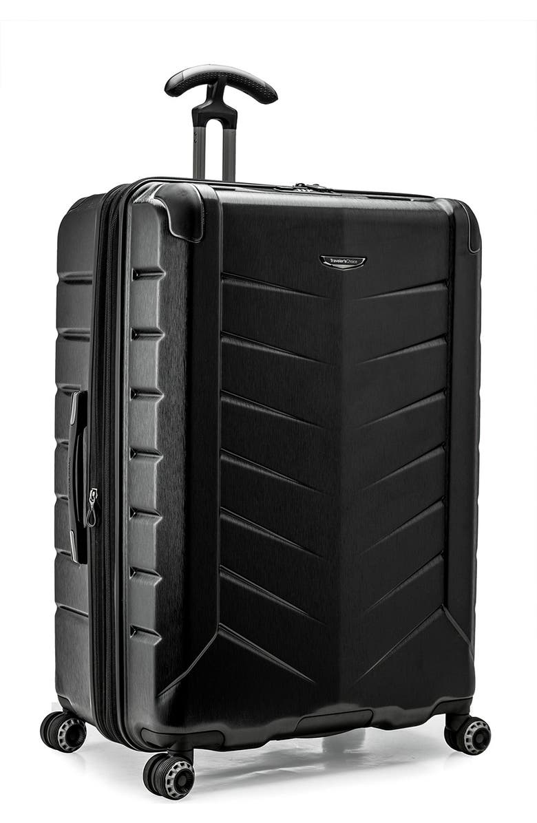 TRAVELERS CHOICE Silverwood II 30" Hardside Expandable Spinner Suitcase, Alternate, color,