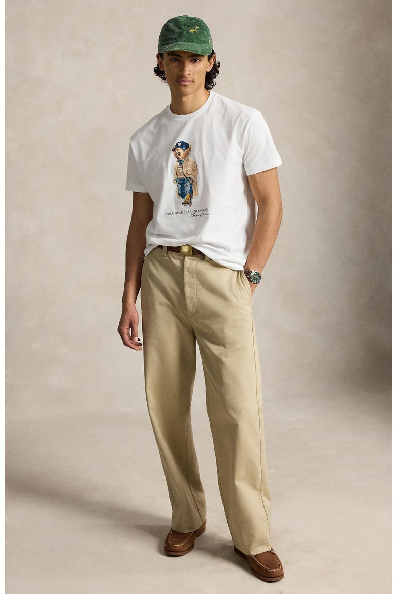 Polo Bear Cotton Graphic T-Shirt, Alternate, color, WHITE