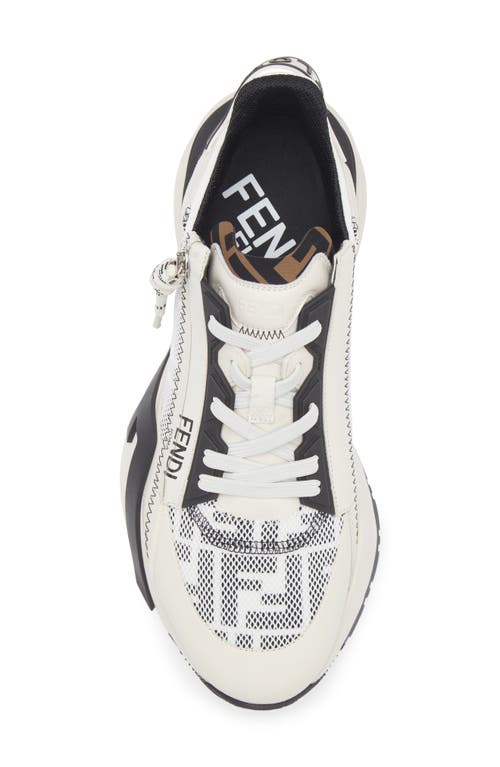 Fendi Men Flow Sneakers In White