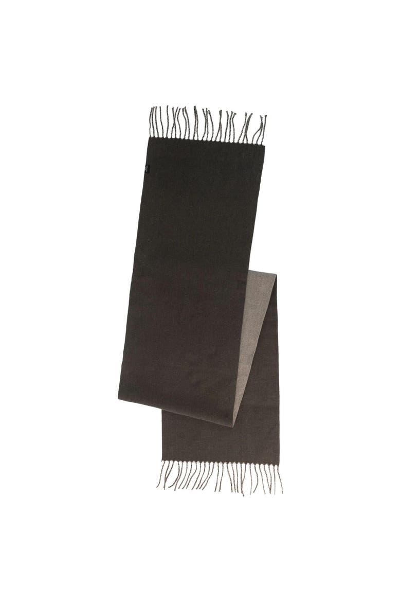 Gender Inclusive Vince Reversible Scarf, Main, color, Charcoal