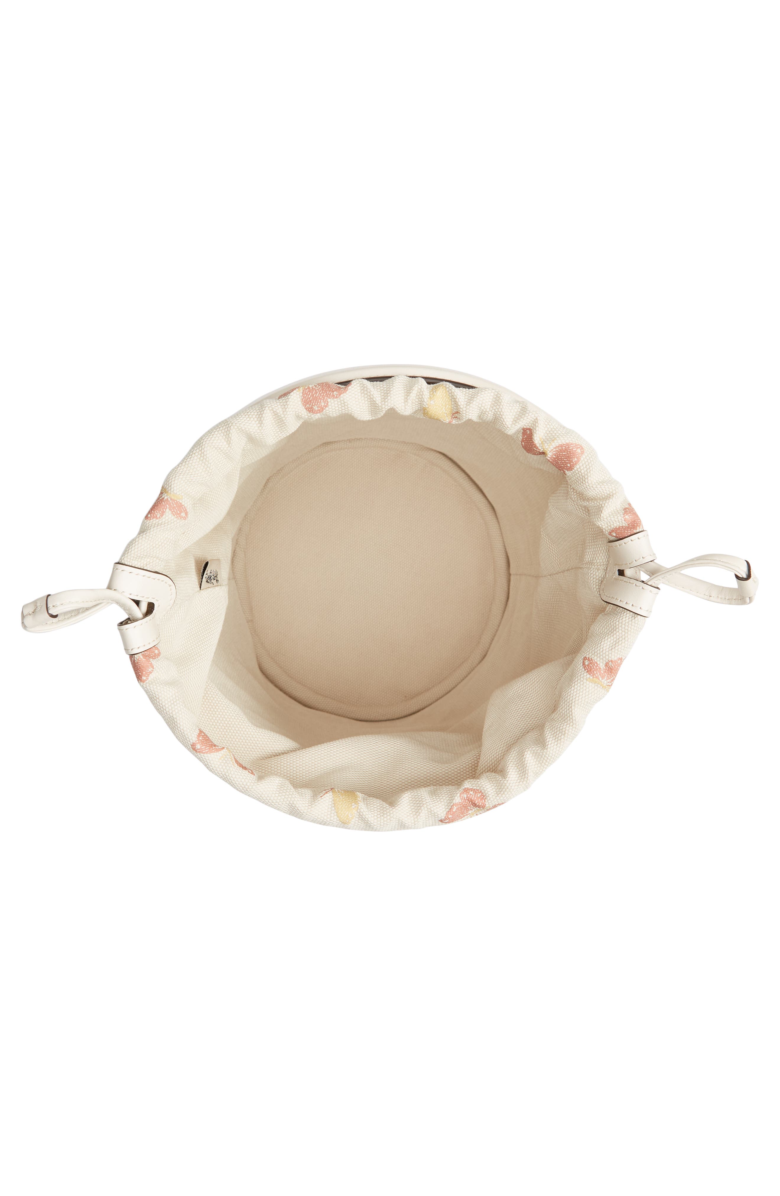 COACH Leather Drawstring Bucket Bag, Alternate, color, 