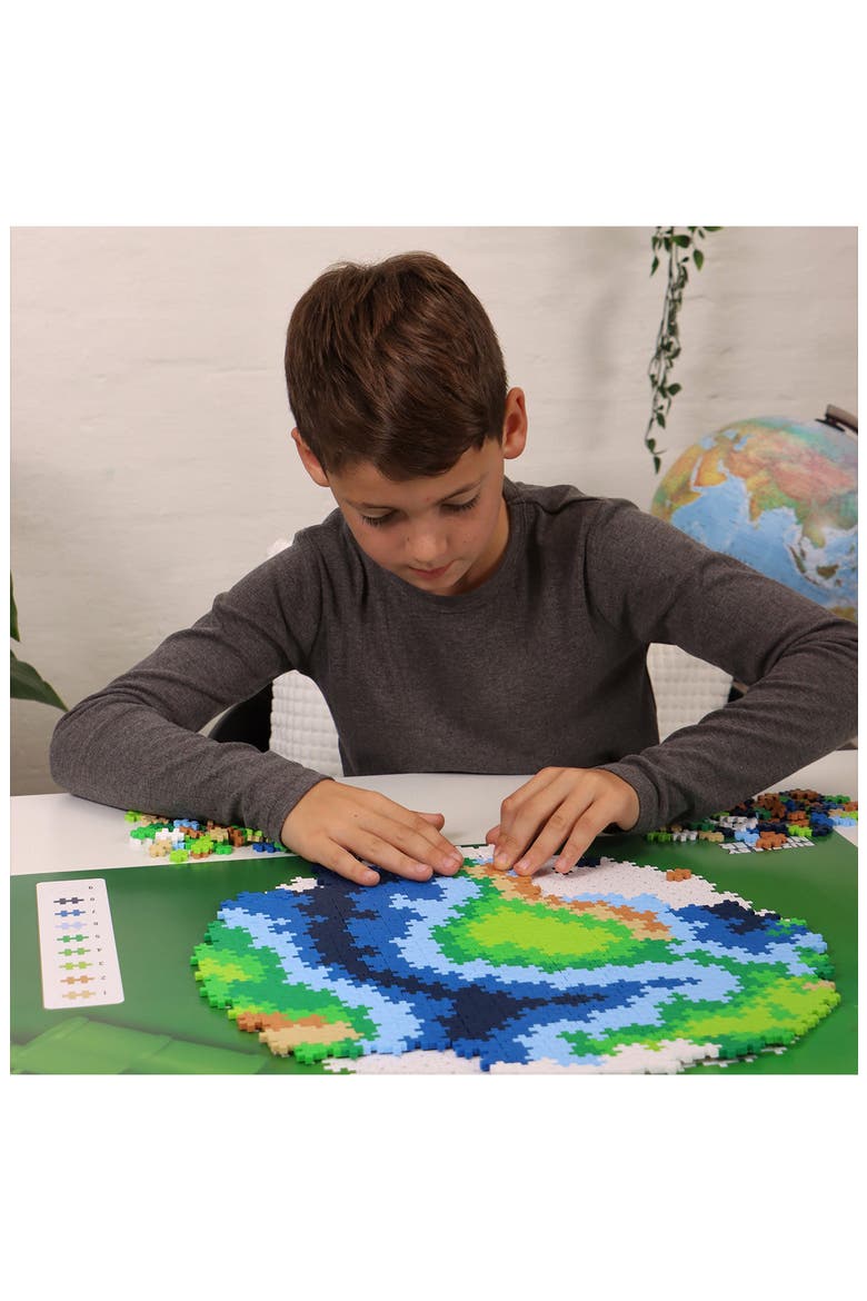 800-Piece Earth Puzzle by Number, Alternate, color, MULTI