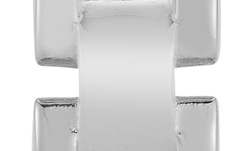 Chloe & Madison Chloe And Madison Chain Hoop Earrings In Silver