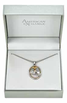 Men's Prayer Cross Pendant Necklace