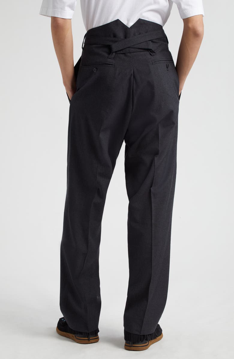 VISVIM Hakama Wool Blend Santome Pants, Alternate, color,