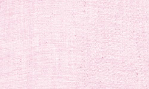 Foxcroft Stirling Linen Button-up Tunic In Pink
