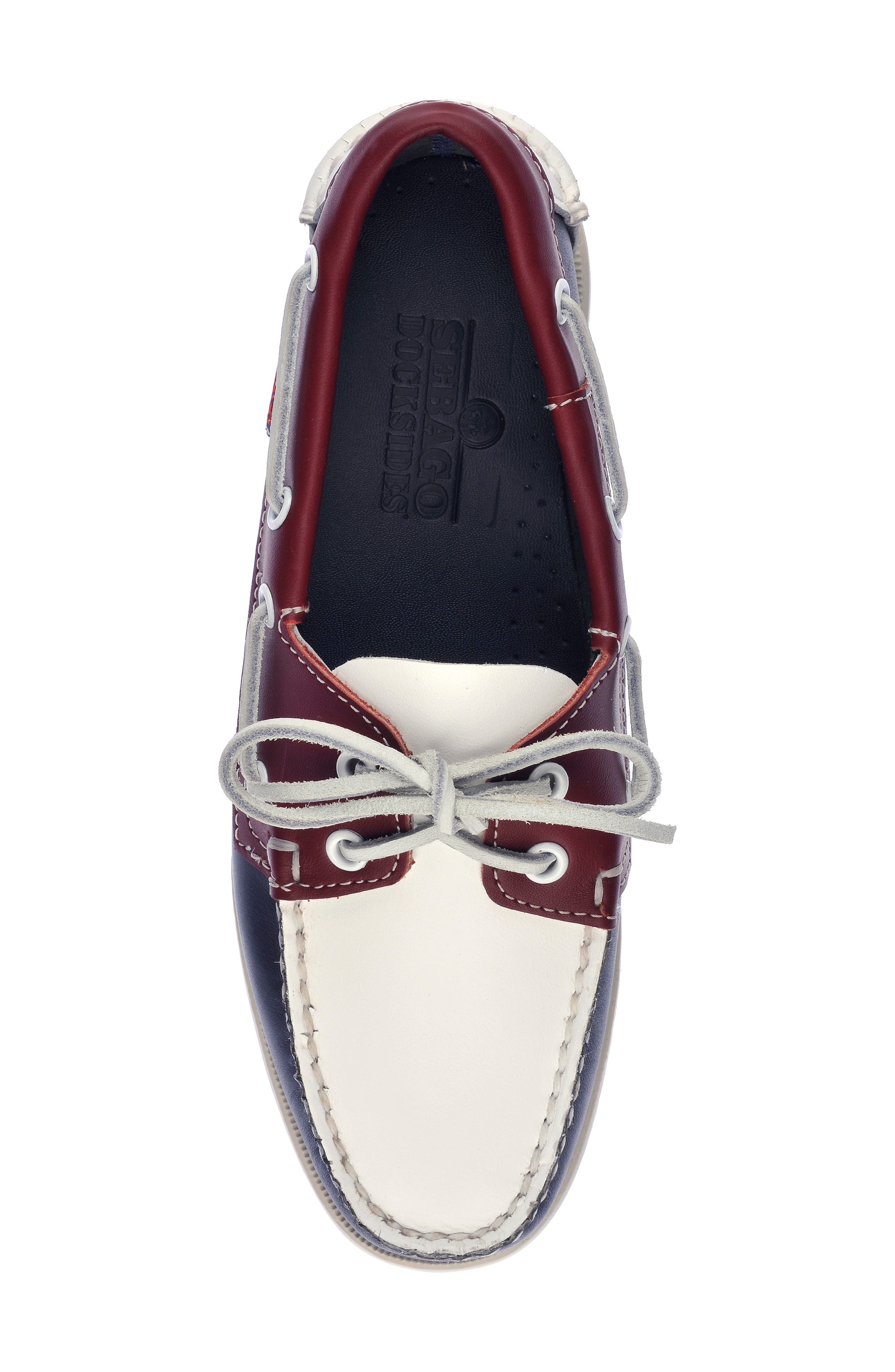 Sebago Portland Spinnaker Water Resistant Boat Shoe, Alternate, color, 