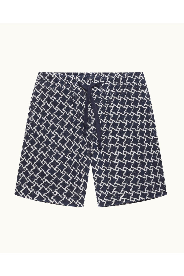 Trevone Towelling Classic-Fit Drawcord Sweat Shorts, Alternate, color, NIGHT IRIS