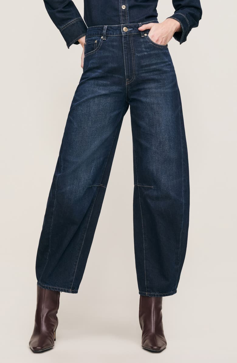 DL1961 Miro Barrel High Waist Jeans, Main, color, Ventura