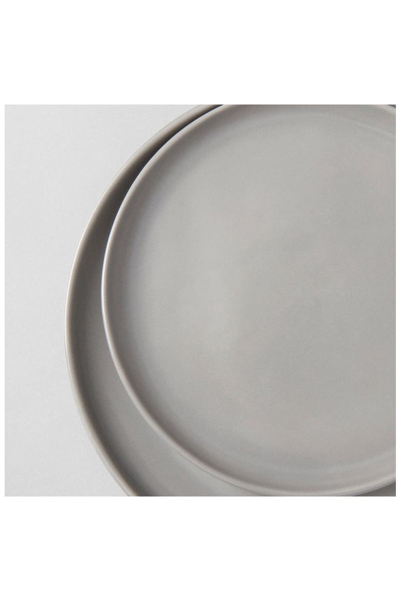 The Salad Set of 4 Plates, Alternate, color, DOVE GREY