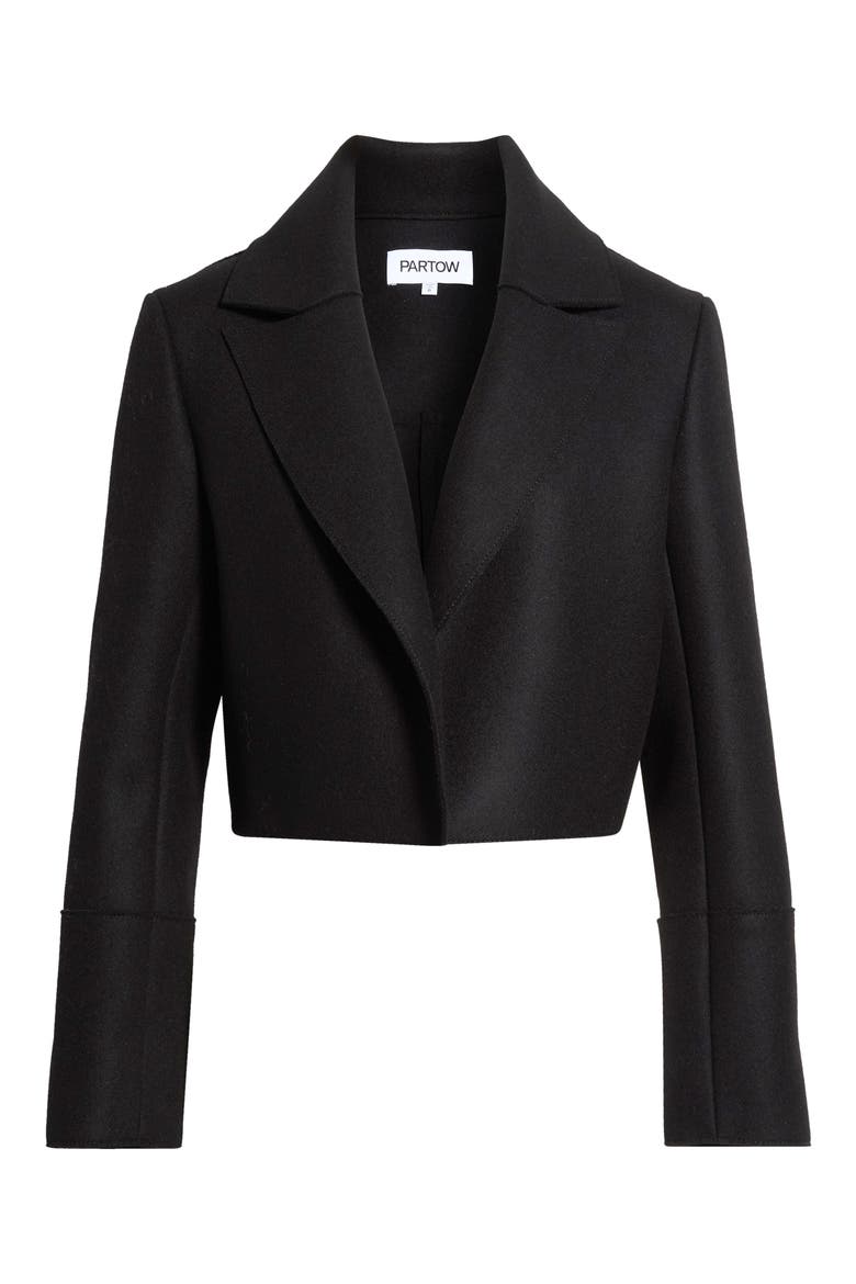 Turi Crop Wool Jacket, Main, color, BLACK