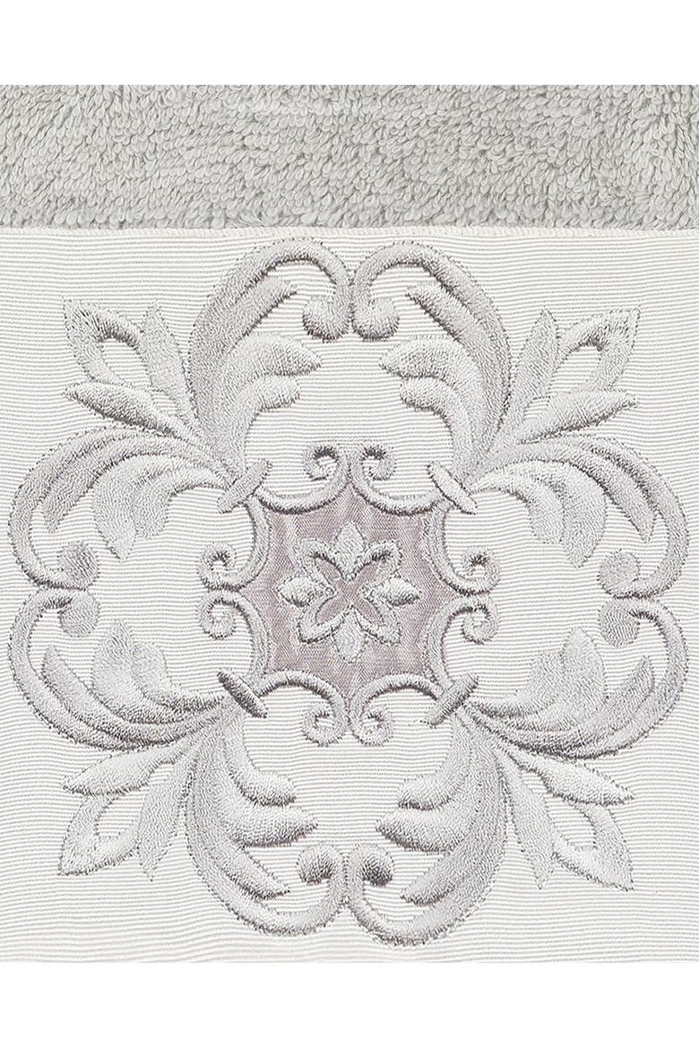 Alyssa Embellished Hand Towel - Set of 2 - Light Gray, Alternate, color, LIGHT GRAY