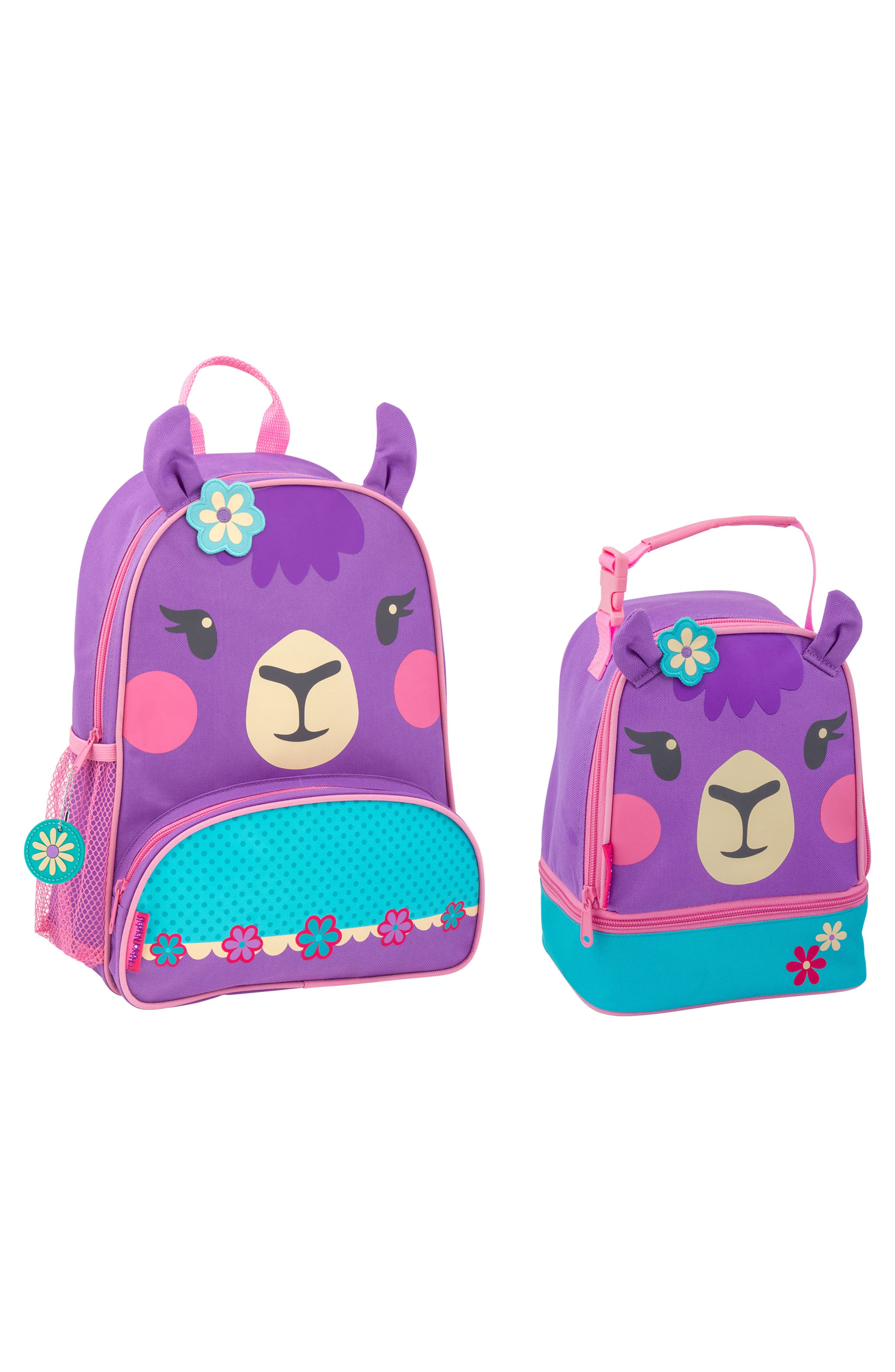 Stephen Joseph Llama Sidekick Backpack & Lunch Pal, Main, color, 