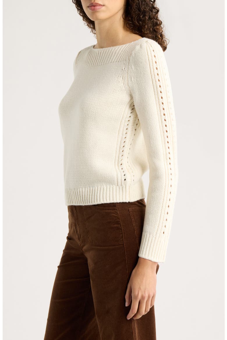 Salvador Wool Blend Sweater, Alternate, color, IVORY