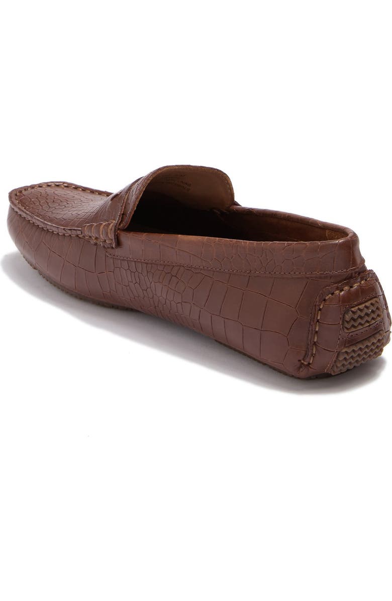 Donald Pliner Veeto Croc Embossed Leather Driver, Alternate, color,