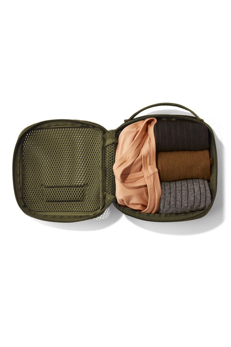 Roma Small Packing Cube, Alternate, color, DARK MOSS